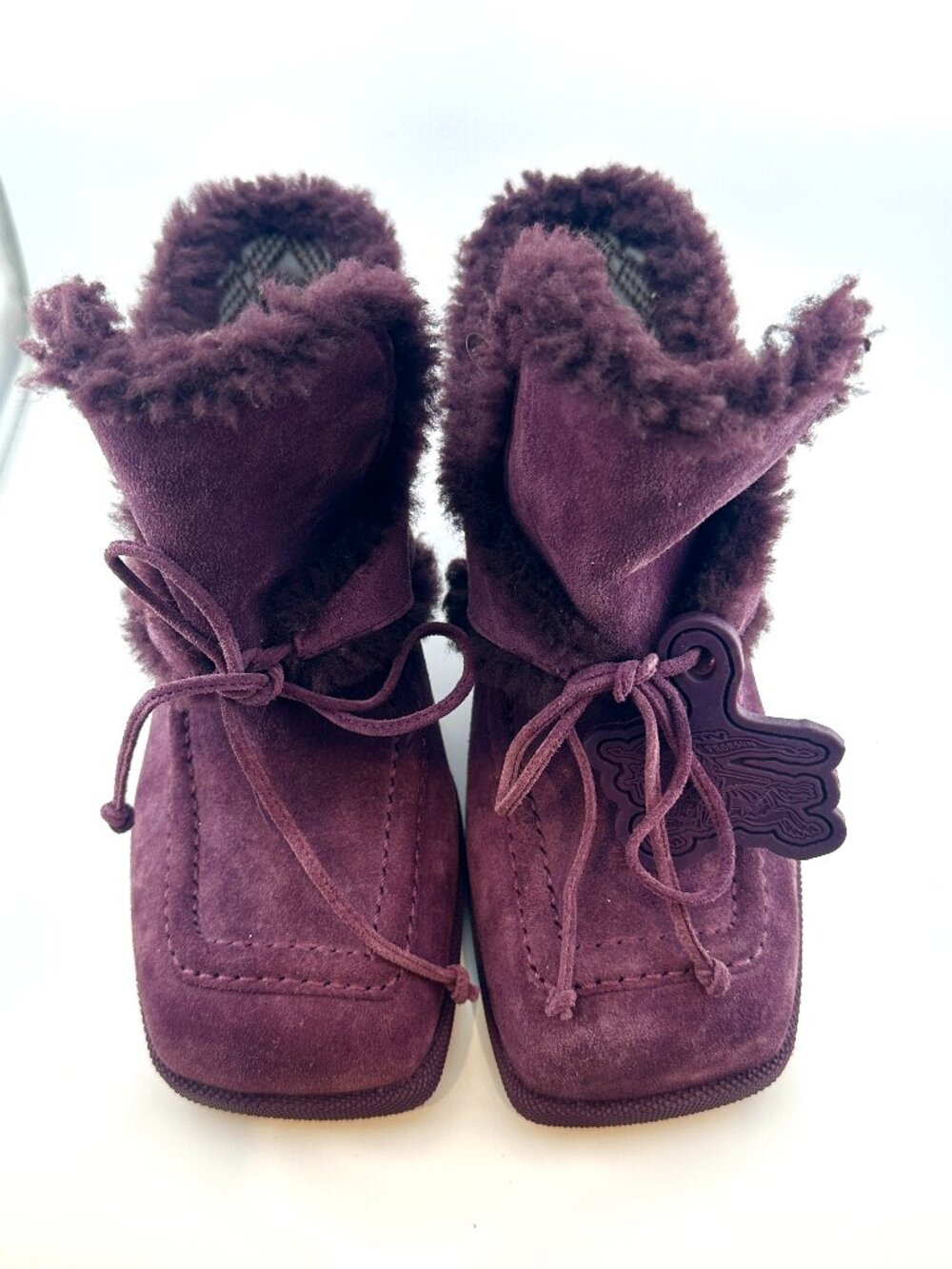 BRAND NEW BURBERRY SUEDE MULES